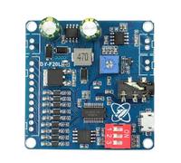 F20L 12V 24V 10W Módulo de Reproductor MP3 de Voz Disparador Uno a Uno Audio Almacenamiento Personalizado 32M, Mesa de Sonido Programable