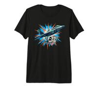 F22 Raptor Stealth Fighter Jet Avión Diseño Regalo Camiseta Premium