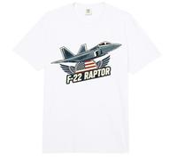 F22 Raptor Stealth Fighter Jet Avión Diseño Regalo Comfort Colors Adult Heavyweight T-Shirt