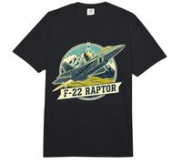 F22 Raptor Stealth Fighter Jet Avión Diseño Regalo Comfort Colors Adult Heavyweight T-Shirt