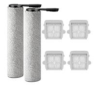 F25 Accesorios para Roborock F25/F25 ACE/F25 RT/F25 LT/F25 ALT/F25 GT/F25 XT/F25 ACE Comb/F25 Combo Aspiradora en seco y húmedo, fuerte absorción de agua, 2 rodillos de cepillo + 4 filtros HEPA