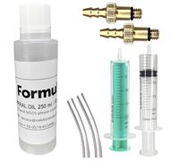 F26 Formula - Kit de purga de frenos de disco (250 ml), transparente | Con aceite mineral compatible con Formula Cura, Cura E y Cura 4 frenos hidráulicos para bicicletas de montaña y de carretera