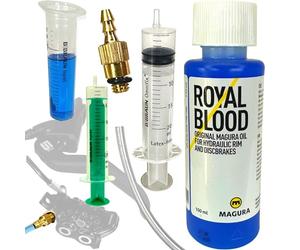 F26 Kit de Servicio con 100 ml Magura Royal Aceite de Sangre Louise Marta MT 8 6 4 3 2 y Hs11 Hs33 Desde 2011