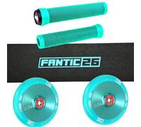 F26 Scooter Stunt Repuestos Odi Slx Manija 110mm Abec11 Ruedas Griptape Turquesa