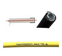 F26 Shimano - Cubierta exterior para cable de freno (teflón, 5 mm, SLR, amarillo)