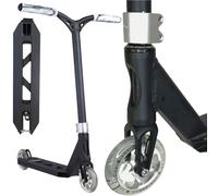 F26 Striker Lux Patinete de acrobacias parque, altura: 75,5 cm, negro/plata