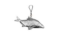 F31 Bream Fish - Emblema de peltre inglés para teléfono móvil, cordón de 4 cm, paquete de regalo