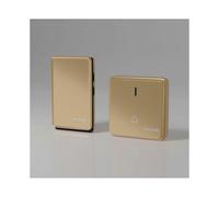 (F31 Gold)Smart Wireless Doorbell F31 Without Battery Home Doorbell Self-Generating Doorbell Without Battery