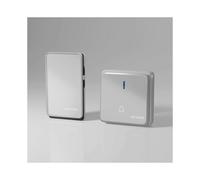 (F31 Silver)Smart Wireless Doorbell F31 Without Battery Home Doorbell Self-Generating Doorbell Without Battery