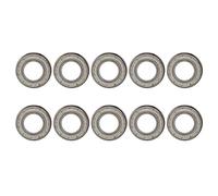 F6903ZZ F6904ZZ F6905ZZ F6906ZZ Deep Groove Ball Bearings 10Pcs | Double Protected Flange Bearings for Printers/Copiers/Fax Machines | High Speed Accurate Mini Bearings (F6903ZZ)