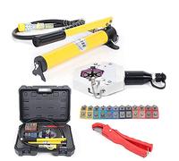 F7842F Manguera hidráulica Prensa Herramienta de prensado Crimping Kit de herramientas de crimpado para Aire Acondicionado A/C separable La crimpadora set auto aire