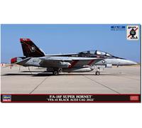 Fa-18f Super Hornet, AGV 41 Black Aces Cag 1:72 Plástico Modelo Kit Hasegawa
