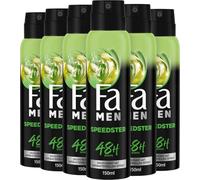 FA Desodorante en spray para hombre Speedster, 6 unidades, 150 ml, 6 x 150 ml