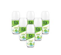 Fa - Desodorante Roll-On Limones del Caribe - 50ml (pack de 6) Total: 300ml - Frescor