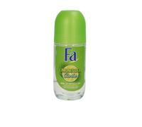 Fa - Desodorante Roll-On Limones del Caribe - Anti Transpirable y fiable contra el olor corporal - 3 uds de 50ml