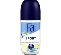 Fa - Desodorante Roll-On Sport, Anti Transpirable y Fiable Contra El Olor Corporal, Fresco, 50 Ml