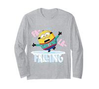 FA-La-Falling Minion Patinaje sobre Hielo Diversión Manga Larga