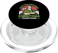 FA La La La Flossing Todo El Día Dentista Dental Navidad PopSockets PopGrip para MagSafe