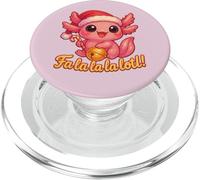 FA La La La Lotl - Cute Christmas Axolotl Pun Holiday PopSockets PopGrip para MagSafe