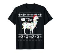 Fa La La Llama Christmas Funny Ugly Christmas Sweater Camiseta