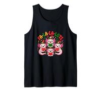 FA La La Lotl Lindo Axolotl Villancicos Camiseta sin Mangas