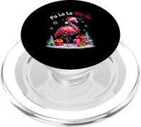 FA La Lala Mingo Flamingo Rosa Navidad Tropical Cheer PopSockets PopGrip para MagSafe