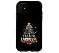 FA Lala Lacrosse Árbol De Navidad Decoración Deporte Jugador Equipo Carcasa para iPhone 11