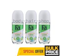 Fa Limones Del Caribe desodorante roll-on aroma exótico fresco de larga durac...