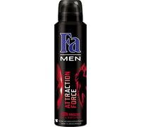 Fa Men Fuerza de atracción Desodorante masculino 48 horas spray 150 ml Paquete de 6