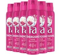 FA Pink Passion - Desodorante en spray (6 unidades, 150 ml, 6 unidades de 150 ml)