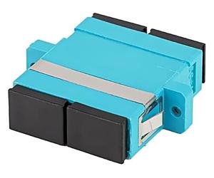 FA-SCUP-MD31-0001-TQ - Adaptador OM3 SC/UPC (2 unidades, 50/125um turquesa, -40-85 °C), color turquesa LANBERG