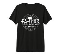 FA-Thor I Papá Vikingo Día del Padre Camiseta Premium