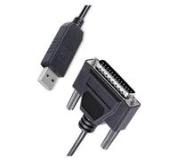 FA-UC 15 16 18 21 Serie CNC DNC Prolfic PL2303 USB RS232 Serie a DB25 Cable Macho Software Control de Flujo CNC-SW-25M(1.8M)