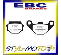 FA067/2 Pastillas Orgánicas Anteriores Izquierda EBC Malaguti 50 MSX Enduro 1985