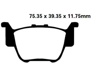 FA373R Tuff Oro Pastillas de Freno - Metal Sinterizado para Honda TRX 420