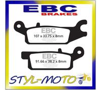 EBC Pastillas de freno FA443TT delanteras – Juego para Yamaha YFM 700 Grizzly
