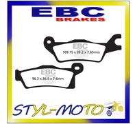EBC Pastillas de freno FA618TT MX Enduro Sinterizadas de carbono Delanteras Can-Am