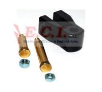 FAAC 4900645 Confezione Forcella In Alluminio Attacco Posteriore Per Cilindri