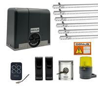 Faac Genius Blizzard 230V Kit Puertas Corredizo 900KG 6MT Clemagliera 104015