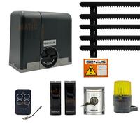 FAAC Genius Blizzard Kit Puerta Corredera 230V 500kg 5m Cremallera 104014