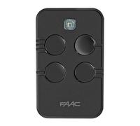 FAAC Mando de Garaje Faac XTO4 SLH-DS 868Mhz, reemplaza a los mandos XT4 SLH 868Mhz, XT4 868 SLH Black, transmisor de Garaje