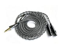 FAAEAL Cable de actualización de audio de 8 núcleos, chapado en plata, cable HiFi de repuesto Mini XLR de 4 pines compatible con Audeze LCD-3 LCD-4 LCD-X LCD-XC para músico audiófilo de 4,4 mm, 5 pies