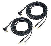 FAAEAL Cable equilibrado compatible con auriculares Hifiman Sundara HE4XX HE400SE HE560 HE1000V2, Meze 99 Classs, Denon AH-D7200 AH-D9200, de 2,5 mm a doble 3,5 mm (5 pies, 2 unidades)