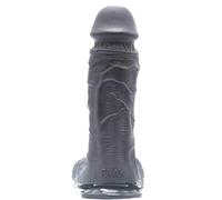 FAAK117-Consoladores realistas (754 g Longitud: 9.84 pulgadas Diámetro: 1.96 pulgadas) Dildos clásicos Réplica de pene Ventosa súper fuerte con gel de sílice médico-Black