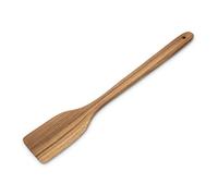 FAAY Espátula de cuchara de madera grande de teca de 18 ", paleta para revolver cajún de alta resistencia para cocinar en una olla grande, hecha a mano con madera saludable de alta resistencia