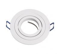 Fab 14348re01 - empotrable orientable cenote 1xgu10 redondo blanco 2x9