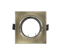 Fab 14428oc14 - empotrable orient. magura 1xgu10 cuad. cuero 2,5x8,2x8