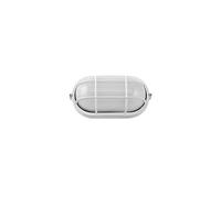 FAB 148162001 | Aplique Ext. Oval Aluminio Apus Peq. 1xe27 Blanco 9x21x10,5 Cm Ip44
