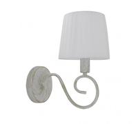 Fab 155161075 - aplique amsterdam 1xe14 blanco/oro 28x15x25 cm