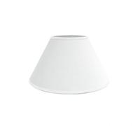 Fabrilamp Pantalla Abrila Clara E27 35x18x23 cm cónica cerrada blanca